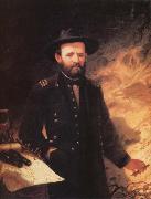 Ole Peter Hansen Balling Ulysses S.Grant oil painting